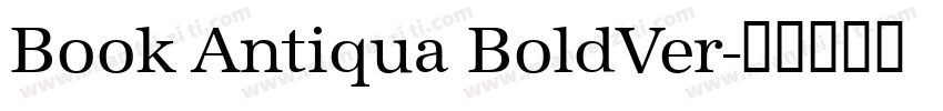 Book Antiqua BoldVer字体转换